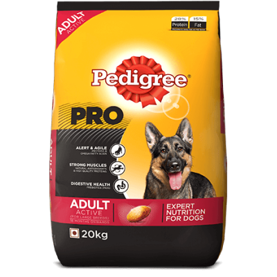 Pedigree Professional Active Adult Dog Food 20kg